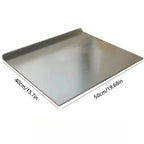 Premium Stainless Steel Cutting Board | Food-Grade Non-Slip Chopping Board | Multipurpose Kitchen Prep Board