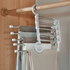Foldable Pants Hanger (Space-Saving Closet Organizer)