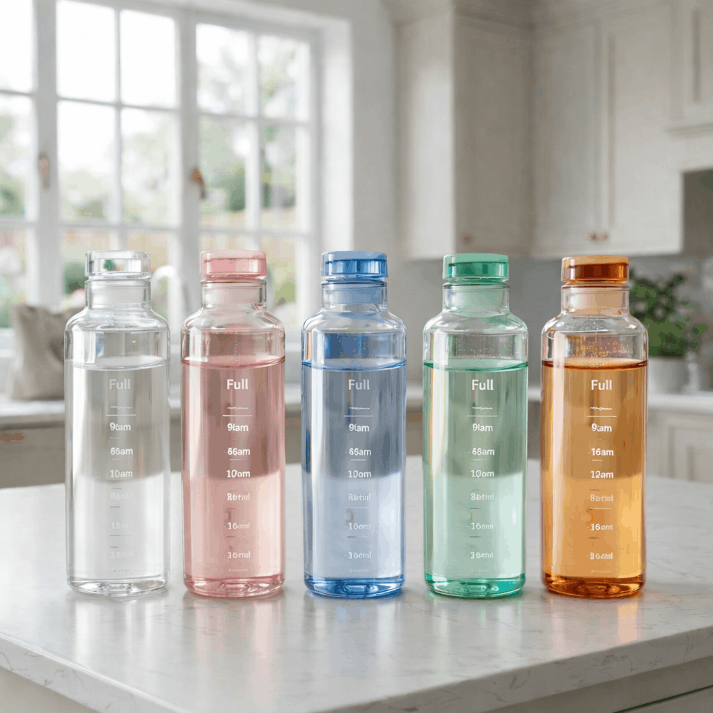 500ml Motivational Water Bottle | Hydration Tracker Bottle