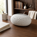 Modern Decorative Tissue Box Holder with Crackle Design