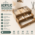 Acrylic Wooden Jewellery Box