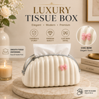 EleganceShell Ribbed Tissue Box Cover