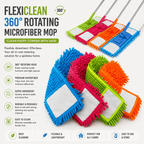 FlexiClean 360° Rotating Microfiber Mop