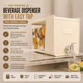 Fridge Beverage Dispenser with Tap | Space-Saving Water & Juice Storage Container