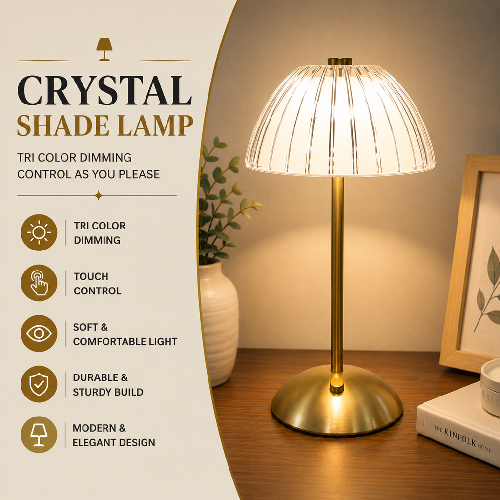 Crystal Shade Lamp