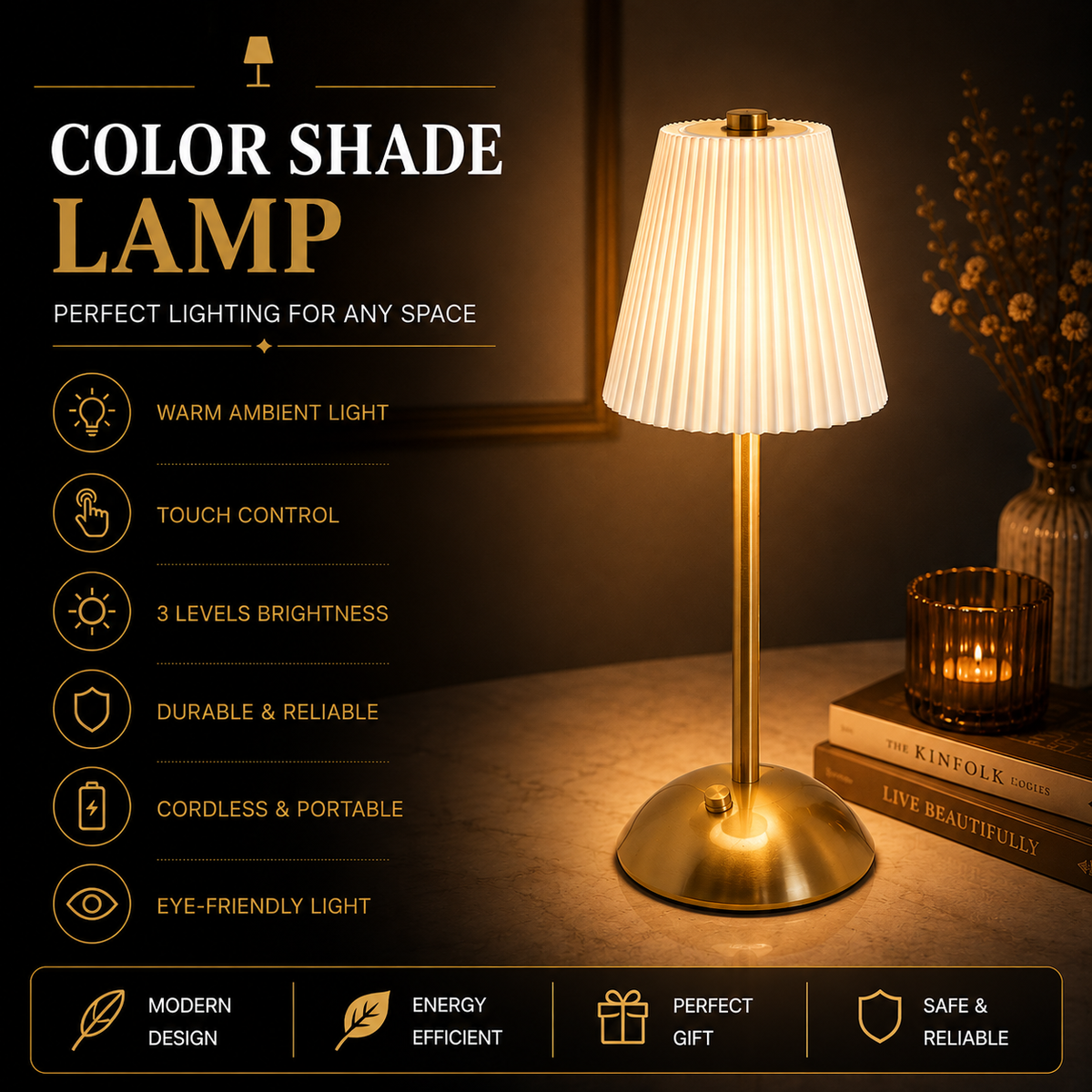 Color Shade Lamp