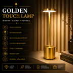LED Desk Lamp –  Minimalist Rechargeable Table Lamp for Home & Office