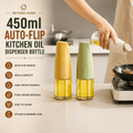 450ml Auto-Flip Kitchen Oil Dispenser Bottle