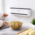 Ecoco Cling Film Cutter & Wrap Dispenser – Wall Mounted Kitchen Foil Organizer