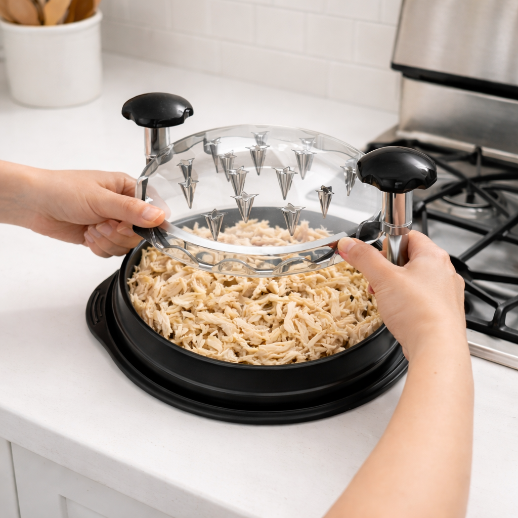 Manual Chicken Shredder Tool | Quick Meat Shredder for Chicken, Beef & Pulled Sandwich Filling