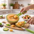 Fruit Carving & Melon Baller Tool Set | Decorative Fruit Scooper and Pulp Remover for Melon & Dragon Fruit