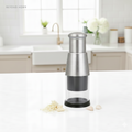 Stainless Steel Manual Hand Chopper | Mini Garlic & Onion Chopper for Vegetables, Herbs and Salad Prep