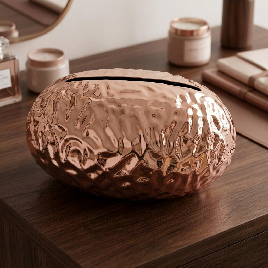 Luxury Tissue Box Holder – Decorative Modern Tissue Dispenser for Home & Office