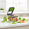 Multi-Function Vegetable Chopper Set | 22-in-1 Manual Slicer, Dicer & Grater with Container