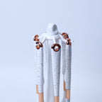 Elegant Silicone Kitchen Utensil Set with Rotating Stand - 7 Pieces