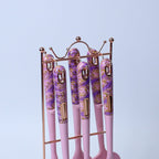 Premium Purple/Pink Silicone Kitchen Utensil Set - 7 Pieces