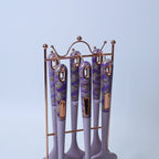 Premium Purple/Pink Silicone Kitchen Utensil Set - 7 Pieces