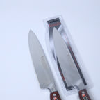 Premium Stainless Steel Large Chef Knife With Wooden Handle - Single Piece