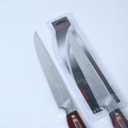 Premium Stainless Steel Slicing Knife With Wooden Handle- Single Piece