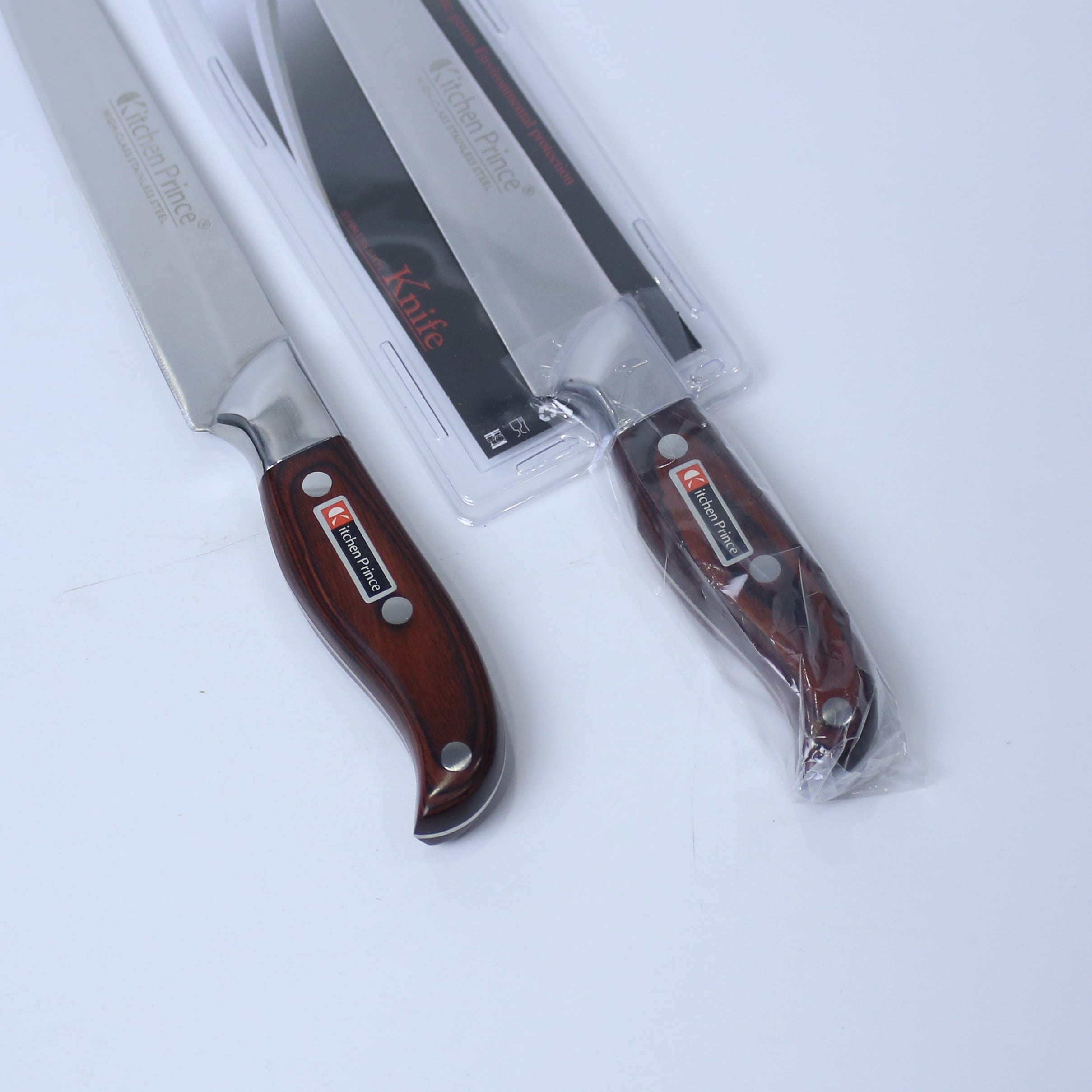 Premium Stainless Steel Slicing Knife With Wooden Handle- Single Piece