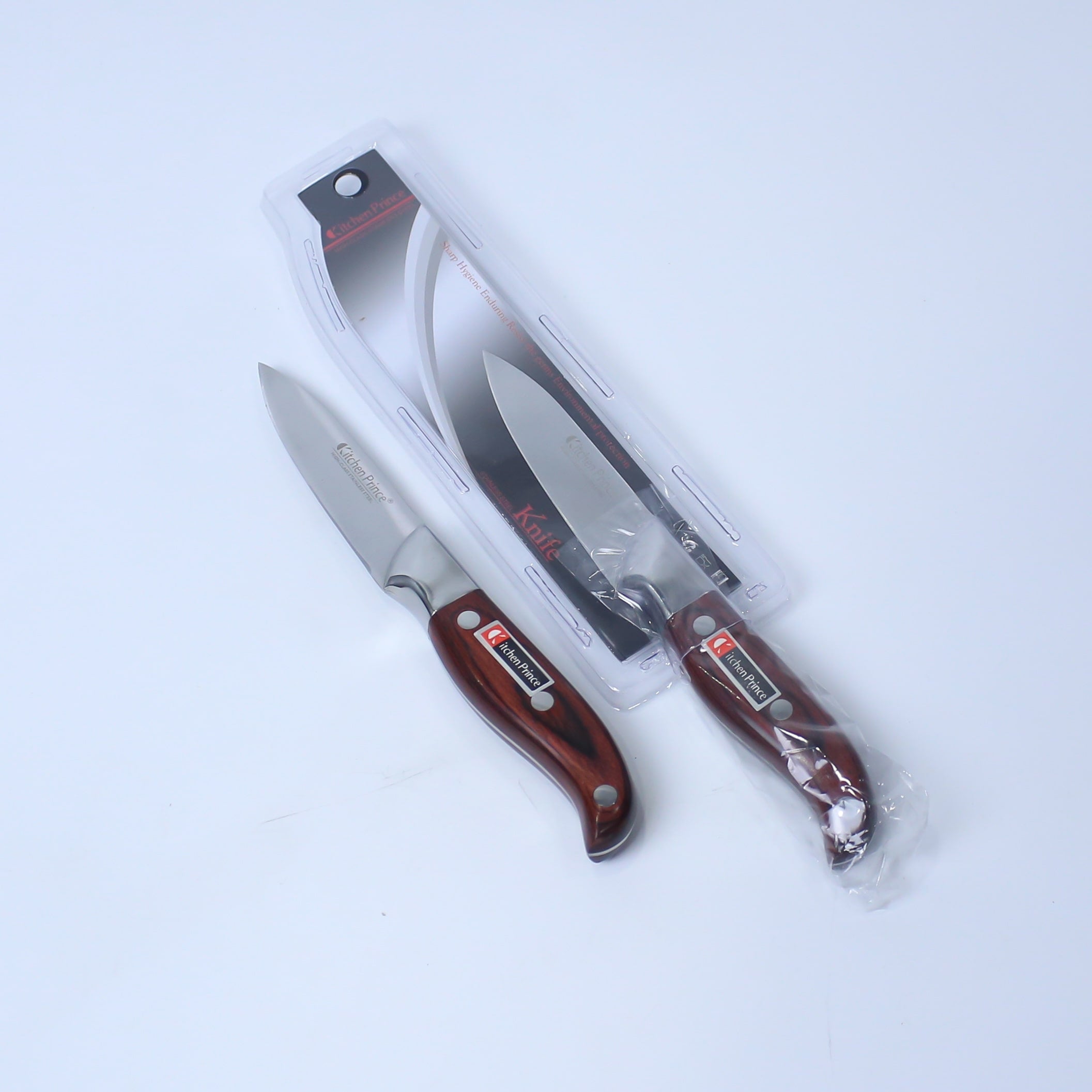 Premium Stainless Steel Paring Knife With Wooden Handle - Single Piece