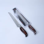 Premium Stainless Steel Bread Knife With Wooden Handle- Single Piece