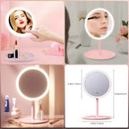 Rechargeable LED Makeup Mirror