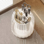 Multipurpose 360 Rotating Acrylic Spoons & Cutlery Holder