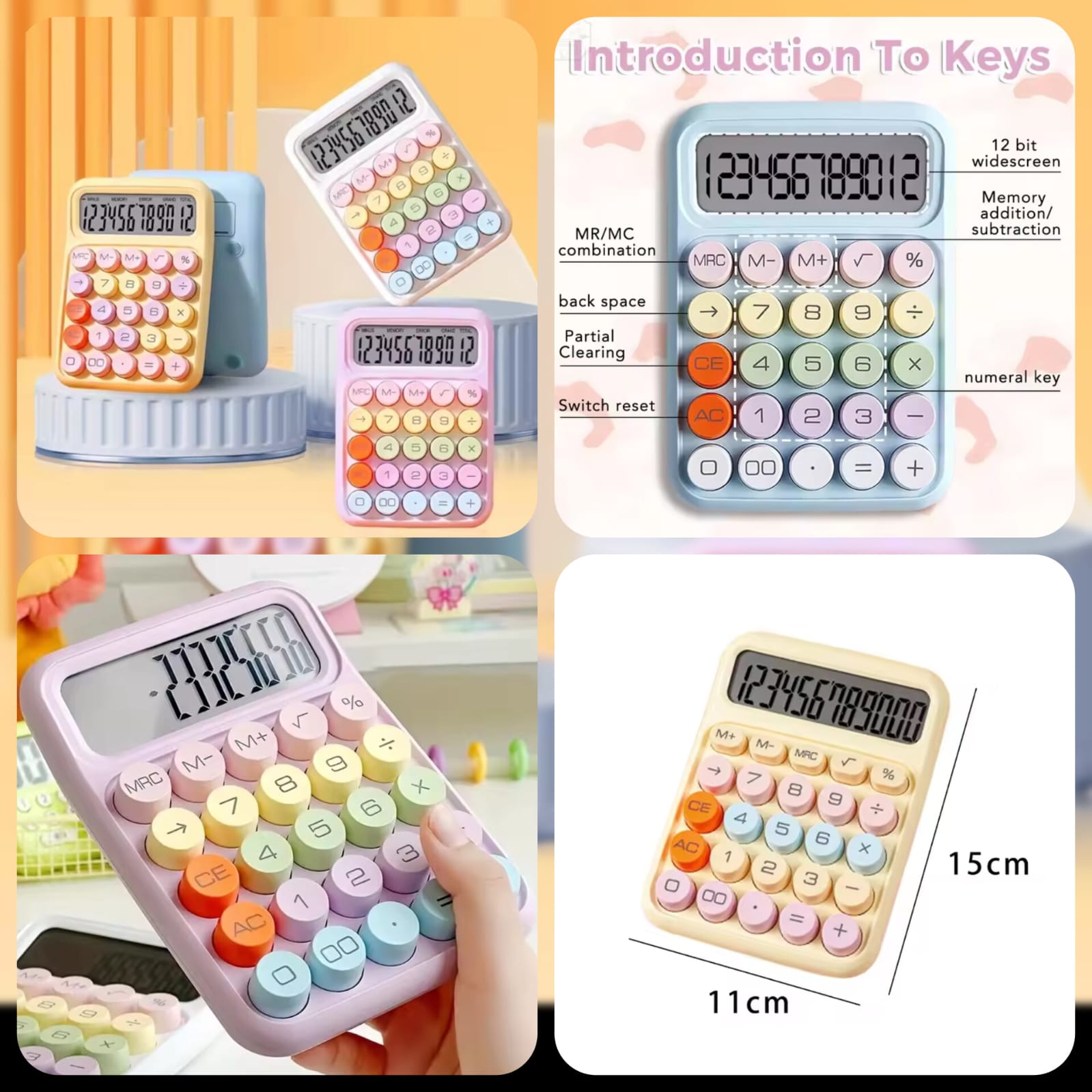 Cute Colorful Desktop Calculator