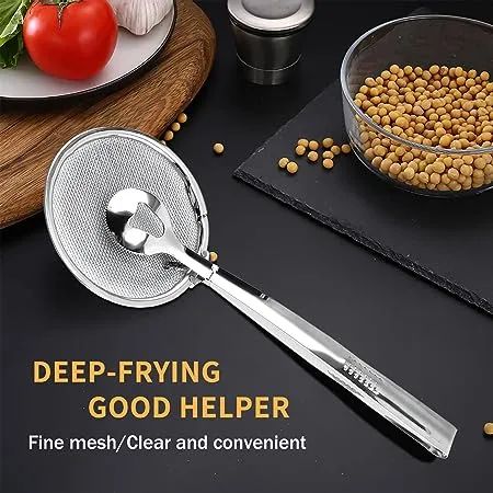 FryGuard Stainless Steel Food Clip & Strainer