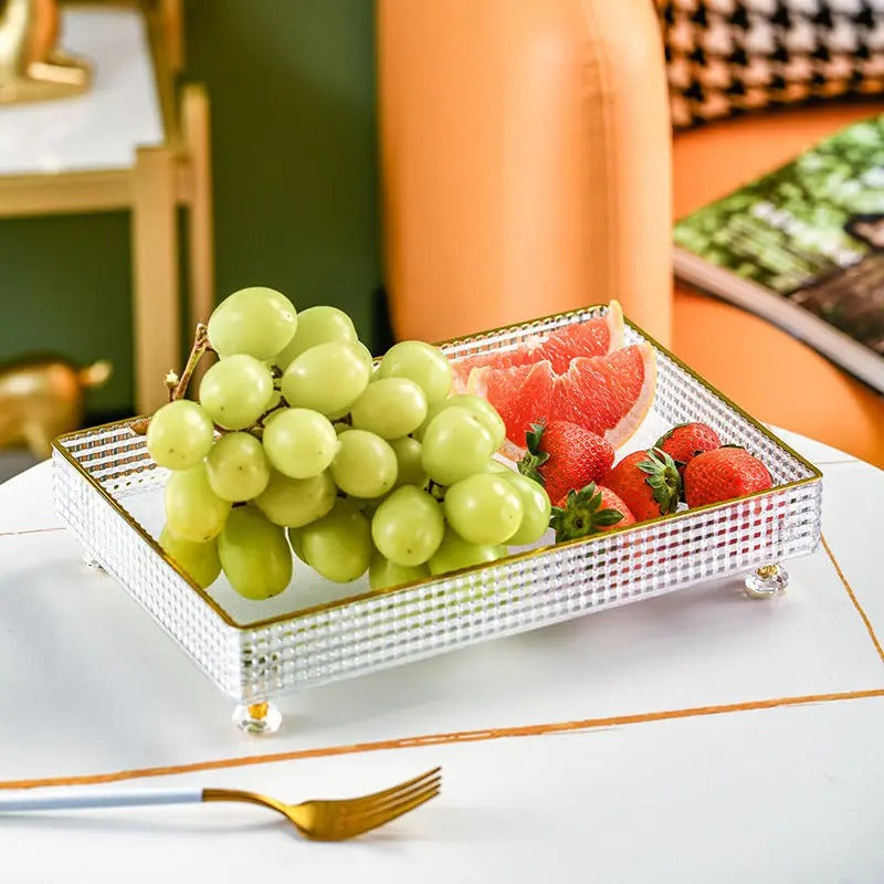 Luxurious Acrylic Vanity & Cosmetic Organizer Tray