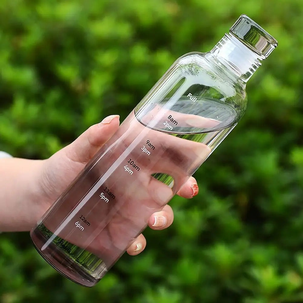 500ml Motivational Water Bottle | Hydration Tracker Bottle