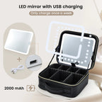 LED Cosmetic Makeup Organizer Bag