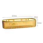 Wall Mounted Acrylic Bathroom Shelf – No-Drill Shower & Storage Organizer