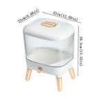 10Kg Rice Storage Container with Lid – Airtight Grain & Flour Organizer for Kitchen Pantry