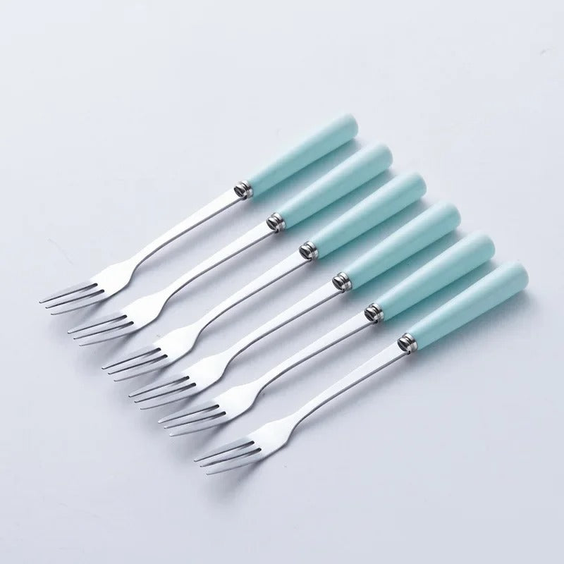 Elegant Ceramic Cutlery Set with Holders