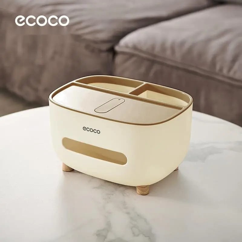 Ecoco Multifunctional Tissue Box & Desktop Organizer