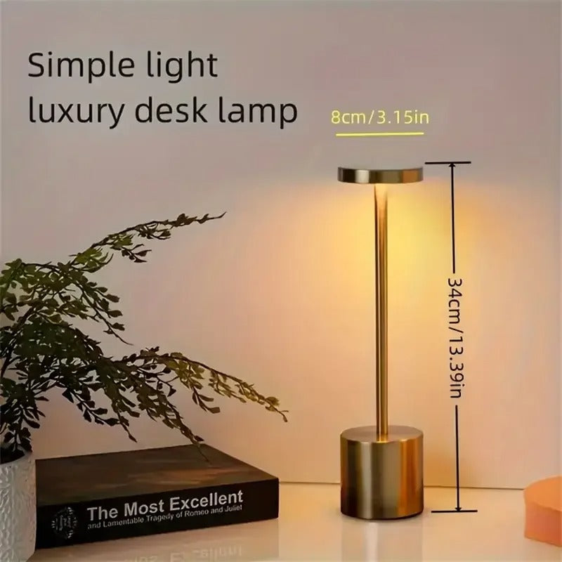 LED Desk Lamp –  Minimalist Rechargeable Table Lamp for Home & Office