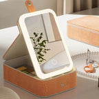 Mini Makeup Bag with Lighted Mirror