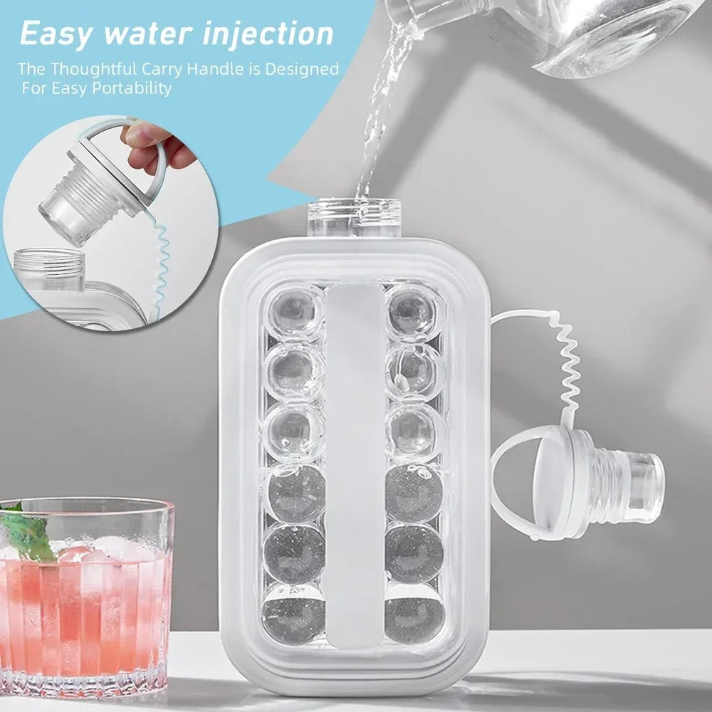 Ice Cube  Bottle (1.4 L) – Built-in Ice Mold