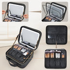 LED Cosmetic Makeup Organizer Bag