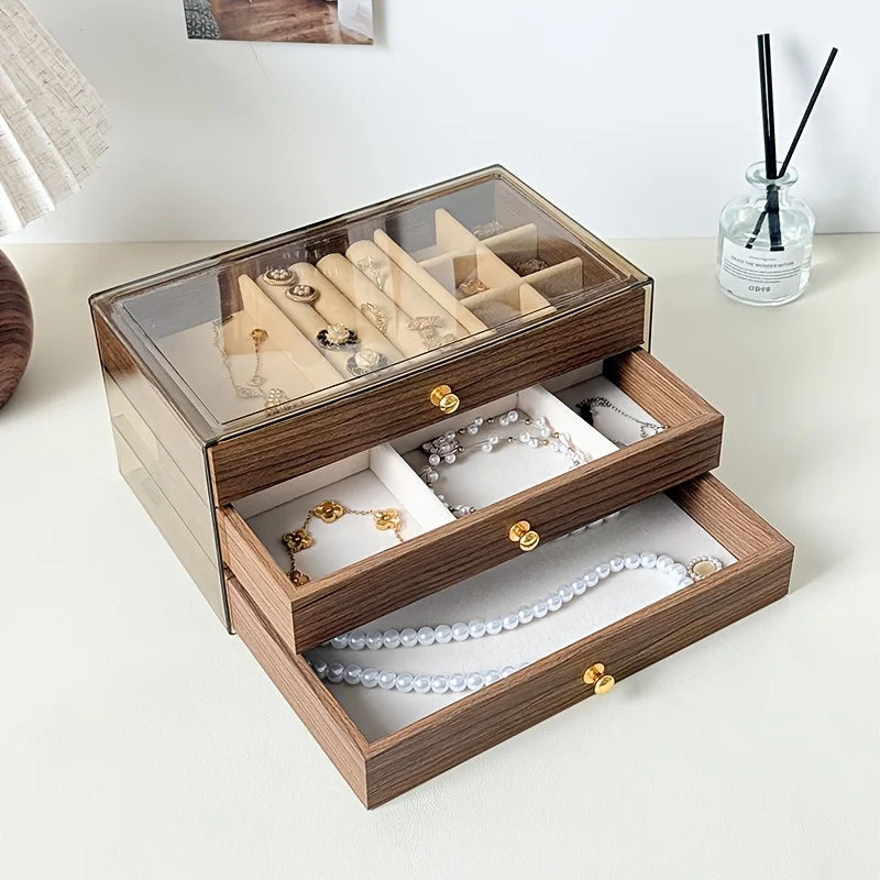 Acrylic Wooden Jewellery Box