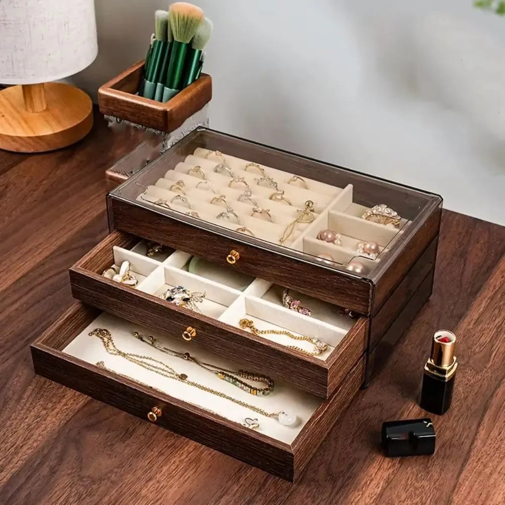 Acrylic Wooden Jewellery Box