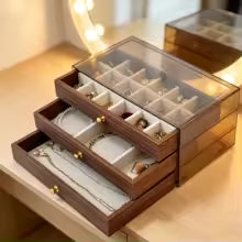 Acrylic Wooden Jewellery Box
