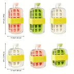 Press Ice Cube Bottle with Strap | Portable Ice Maker