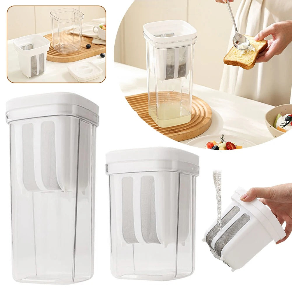 Premium Yogurt Strainer & Greek Yogurt Filter Container