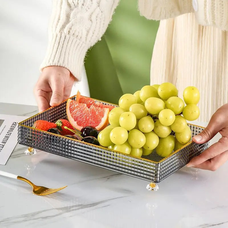 Luxurious Acrylic Vanity & Cosmetic Organizer Tray