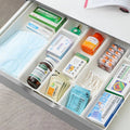 11 Pcs Large Makeup Drawer Organizer Tray Set