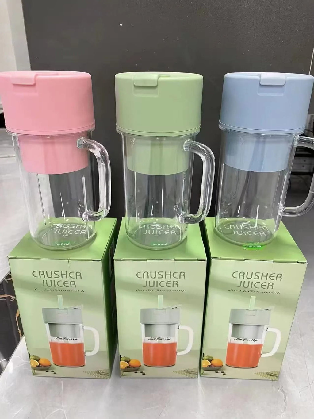 340ML Mini Portable Crusher Juicer