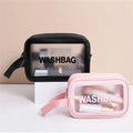Transparent Wash Bag Travel Cosmetic Organizer ( Small size)